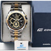 Casio Edifice 539 Two Tone Black Dial AT312