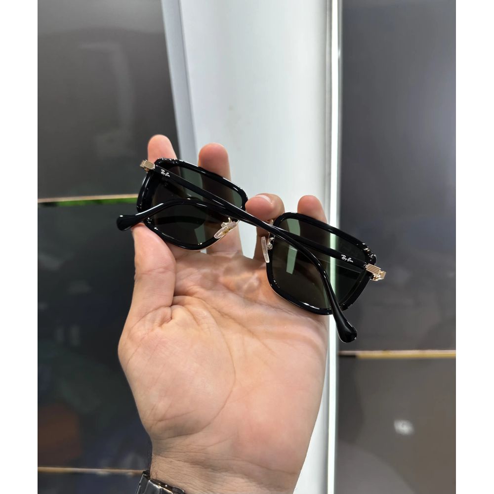 Ray Ban Gold Green Glass Premium Shades 6527