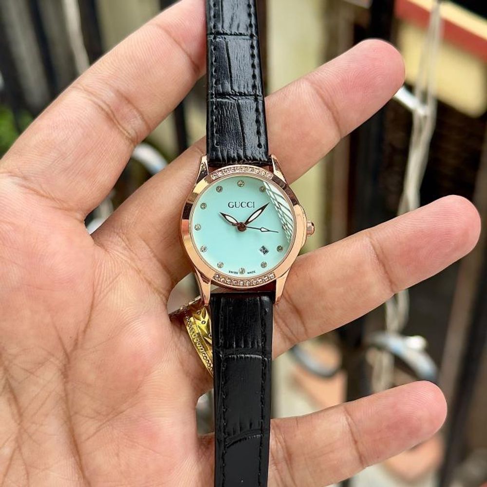 Guccci G Timeless Premium Black Leather (125)