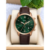 Fosil Neutra Chrono Brown Green Dial AT403