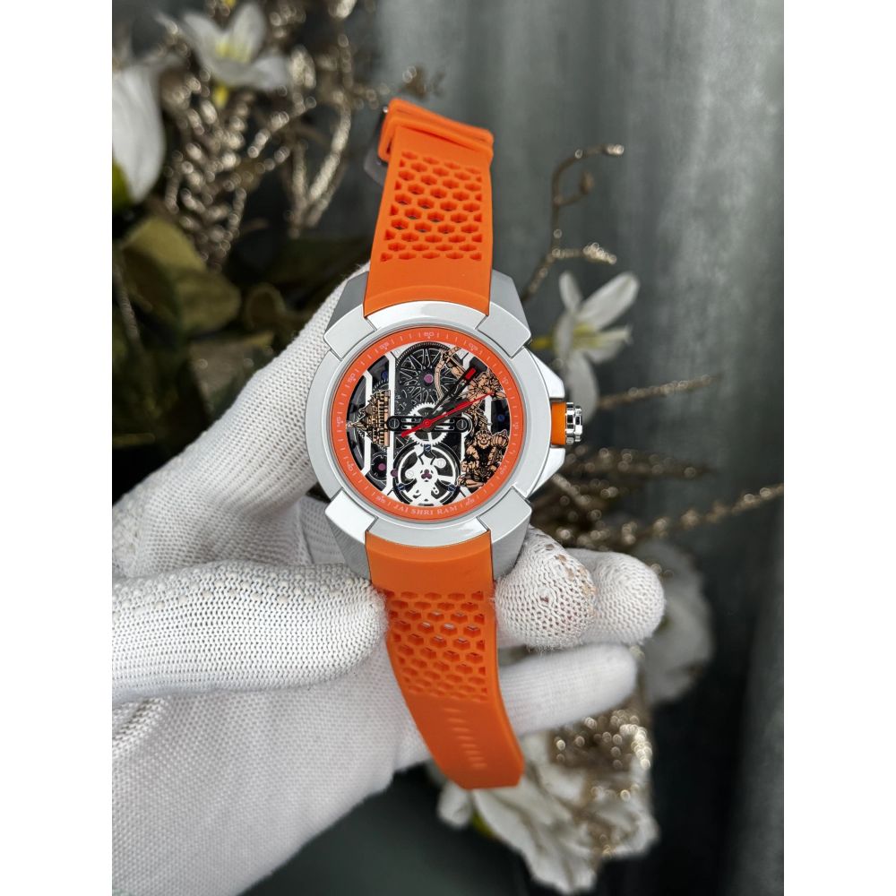 Jacob&Co. Silver Orange Premium Automatic Watch