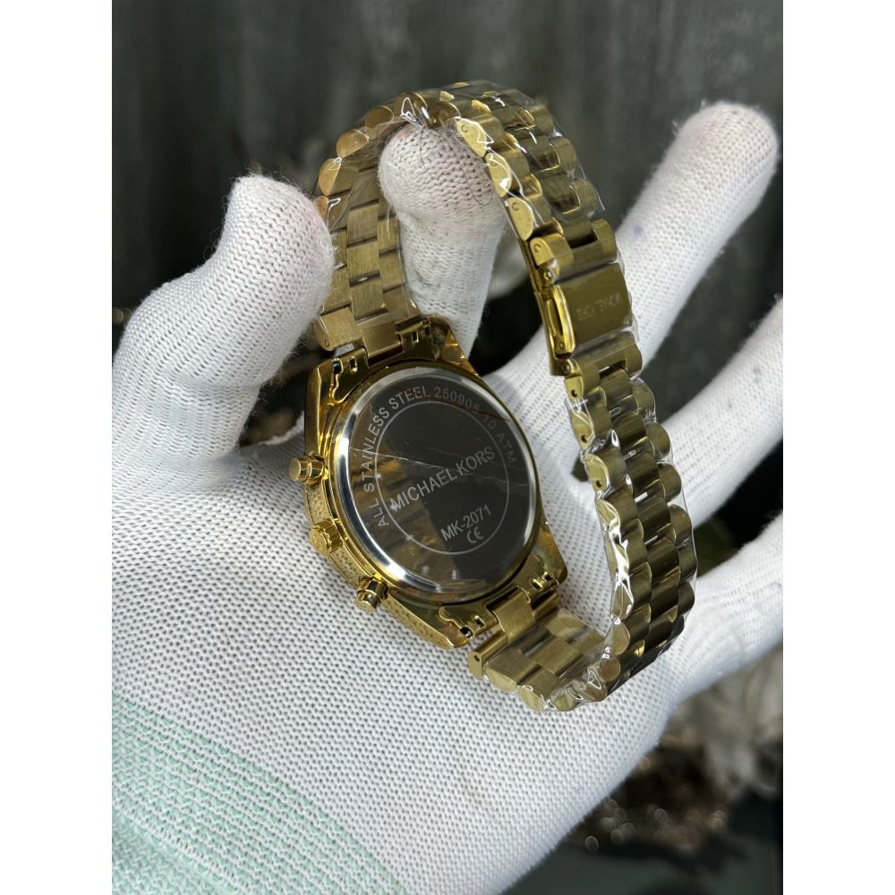 Michael Kor s Lexington Gold Black Premium Chrono