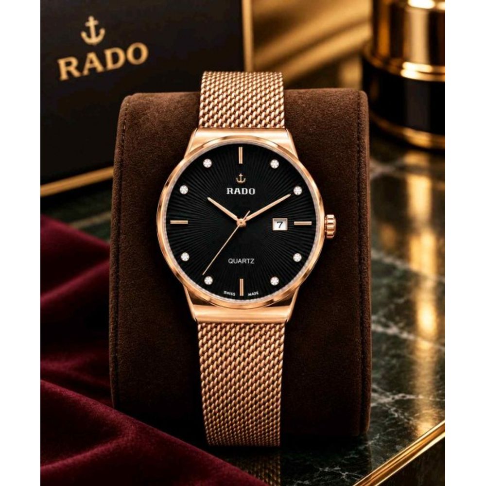 Raado classic slim Mens black copper F486