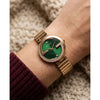 Guchi Interlocking G Rose-Gold Green