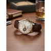 Seik o Presage Automatic Leather Open Heart