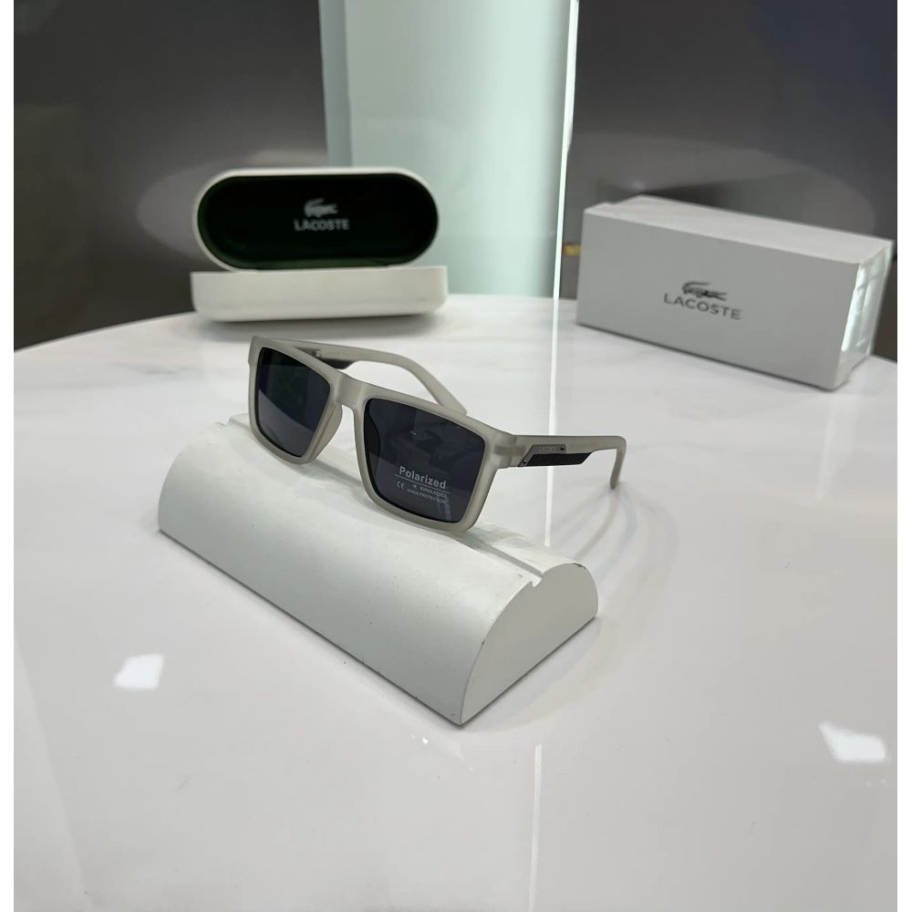 Lacost e Matt Grey Black Premium Shades 328