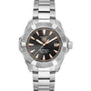 Tag Huer Aquaracer Professional 200 Solargraph Silver Black Rose Gold