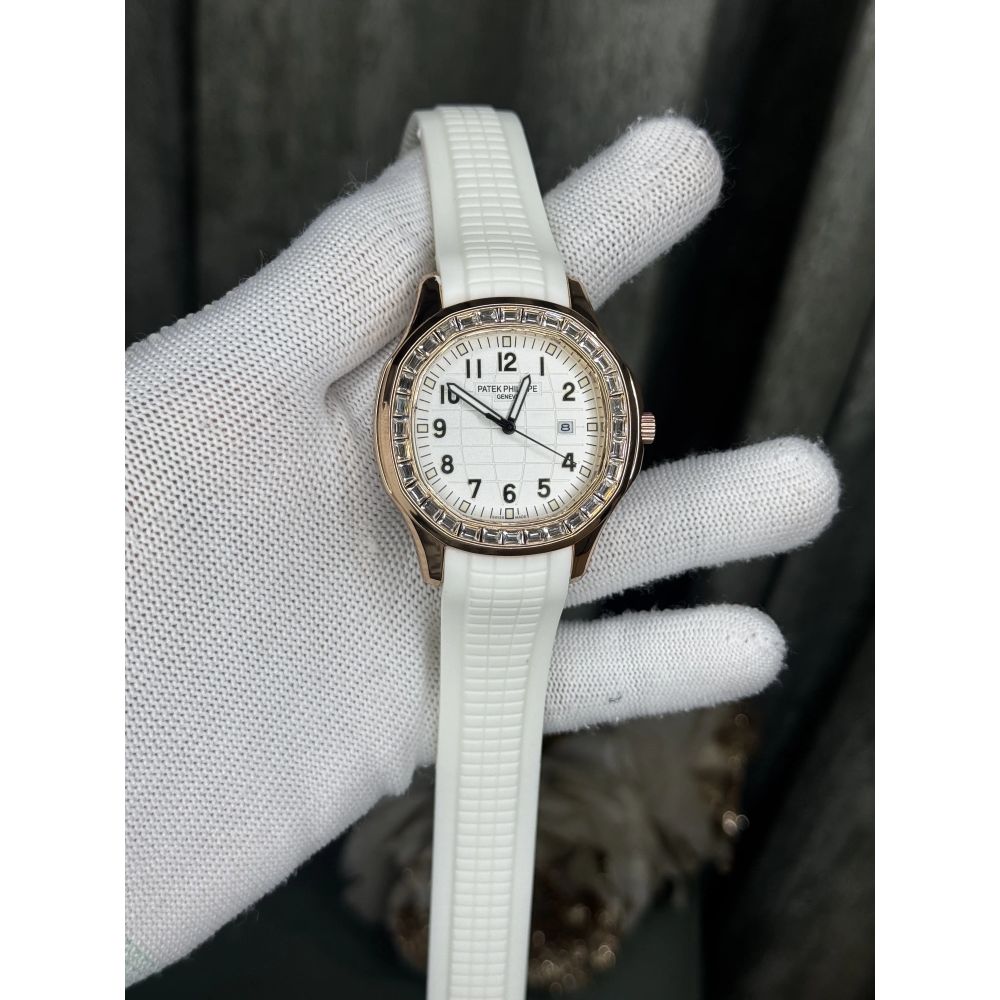Patek Aquanaut Copper White Diamond Premium Watch