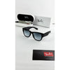 RAYBA BLACK BLUE SHADED WAYFARER PUFFER 841