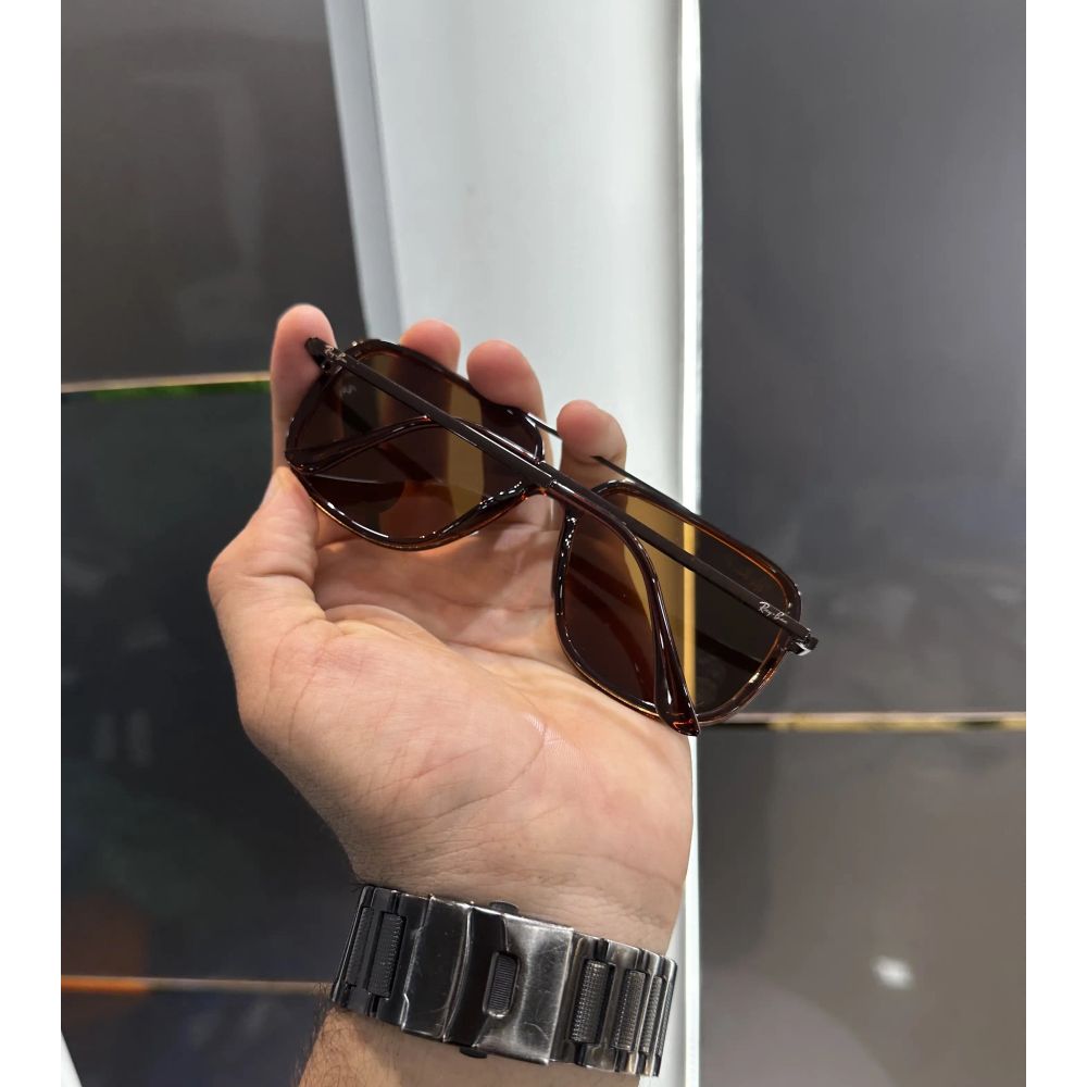 RayBan All Brown Metal Premium Shades 6523