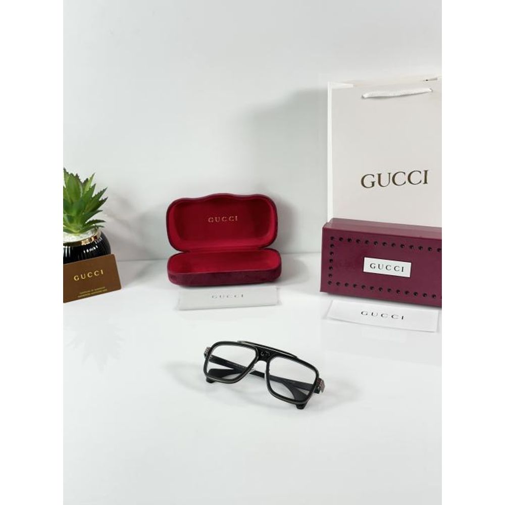 Guchi 1295 Gun Black Frame