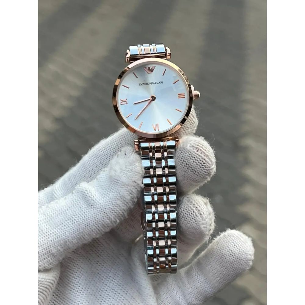 Emporio Armani Two Tone White
