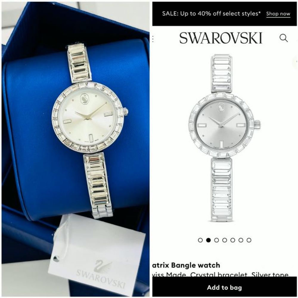 Swarovsky silver white 997