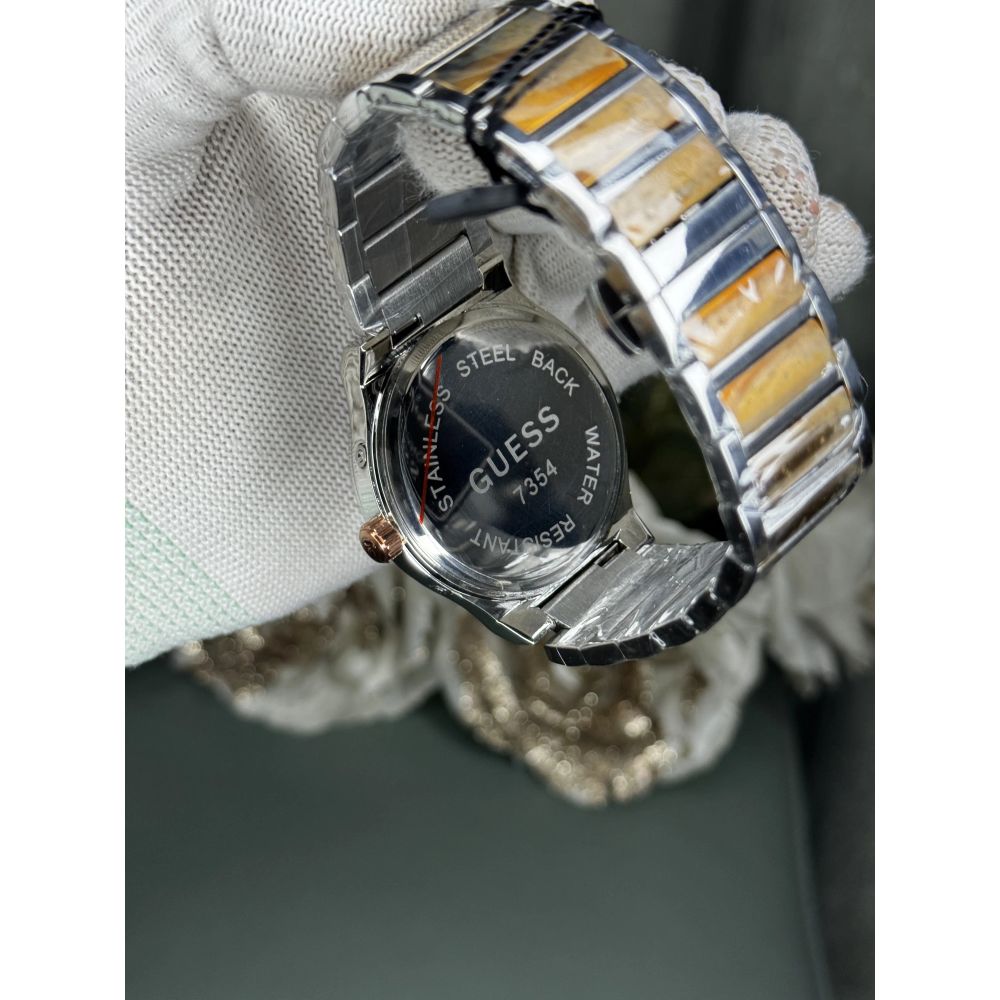 Guess Jet Dual Tone Black Metal Premium Watch