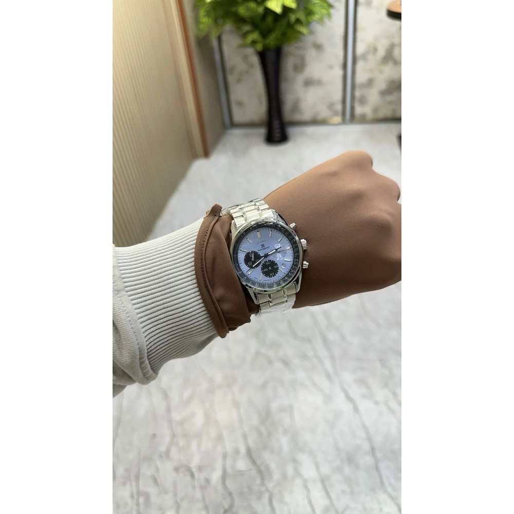 Seiko Prospex Chronograph Silver-Skyblue
