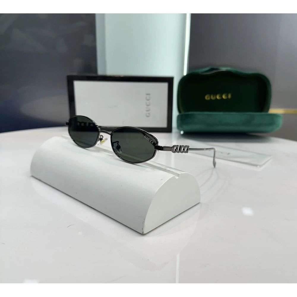 Gucc i Gunmetal Green Premium Shades 2827