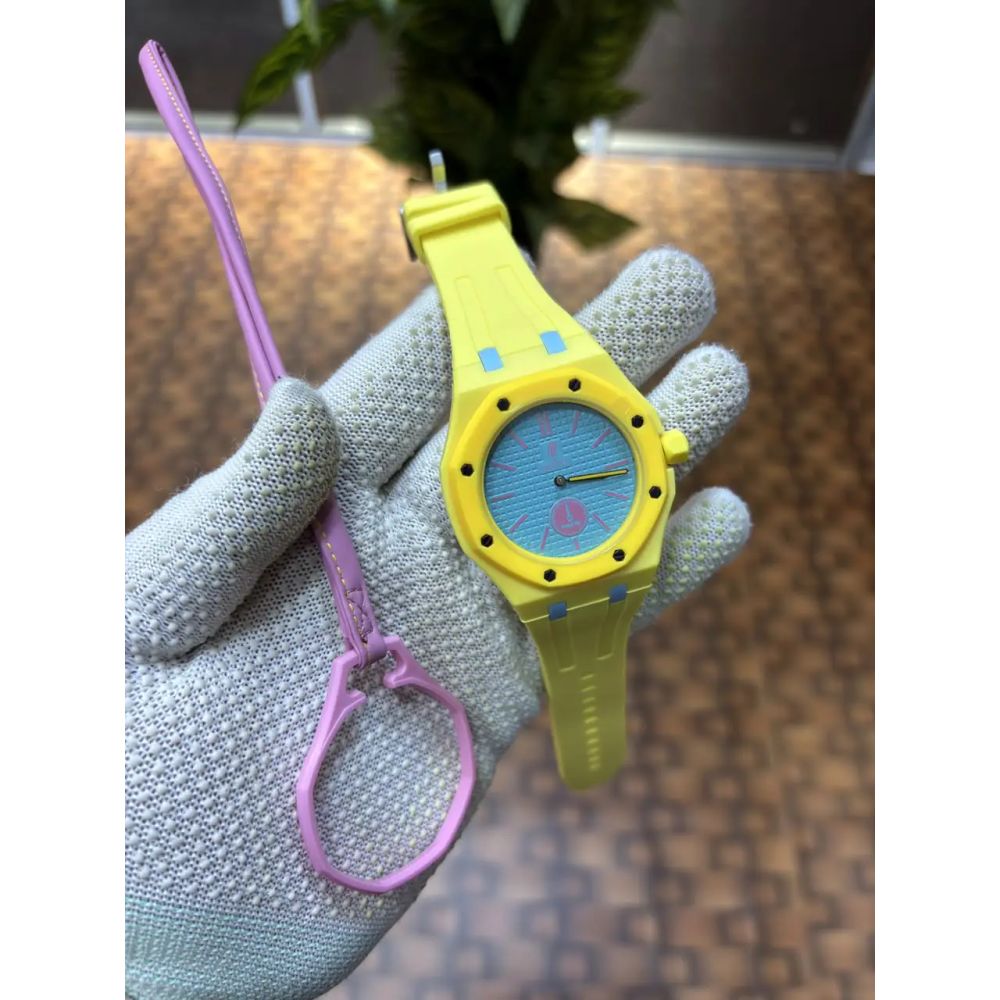 AP X SWATCH ROYAL POP WITH BOX AND SILICON STRAP