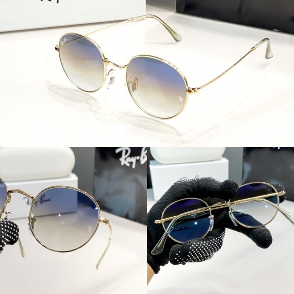 Rey ban 3447 gold blue