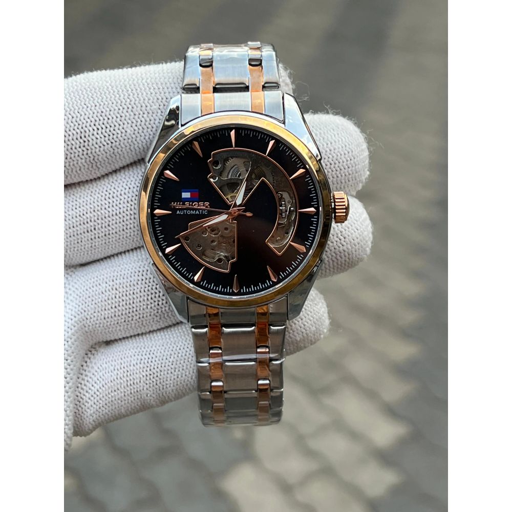 Tommy Hilfiger Automatic Two Tone Black