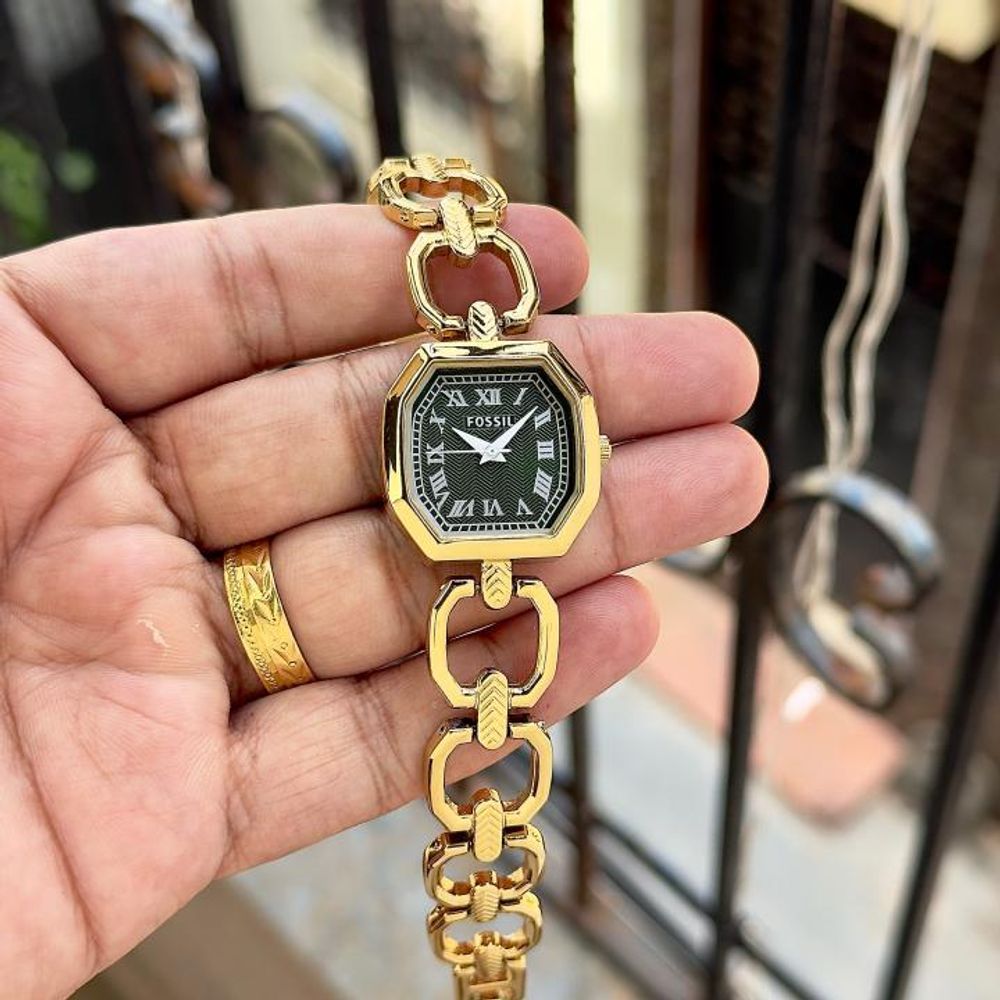 Fosil Harlow Gold..Green