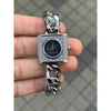 Michael kor s Chain Lock Women s Silver Blue