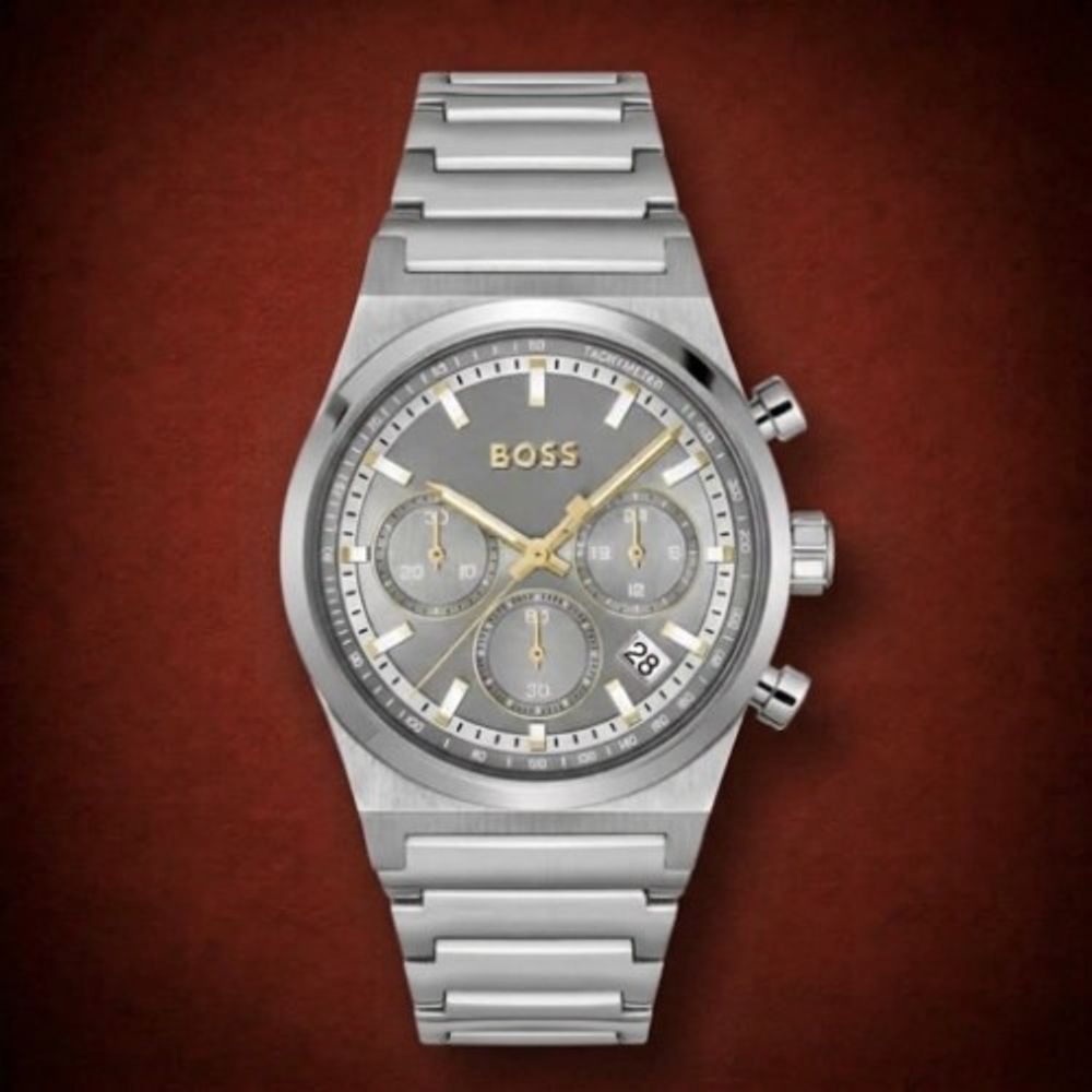 Boss Candor Chronograph Stainless Steel MenSwach