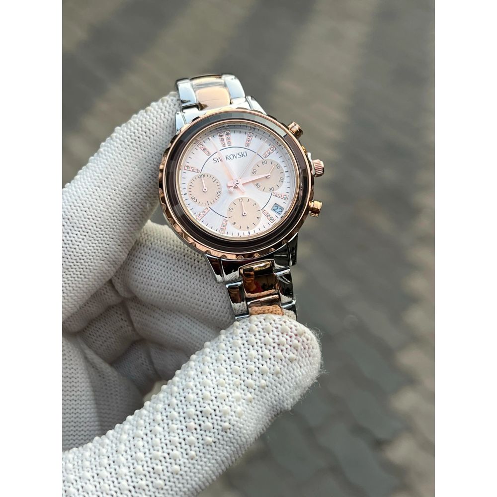 Swarovski Octea Lux Chrono Analog Two Tone Rose Gold