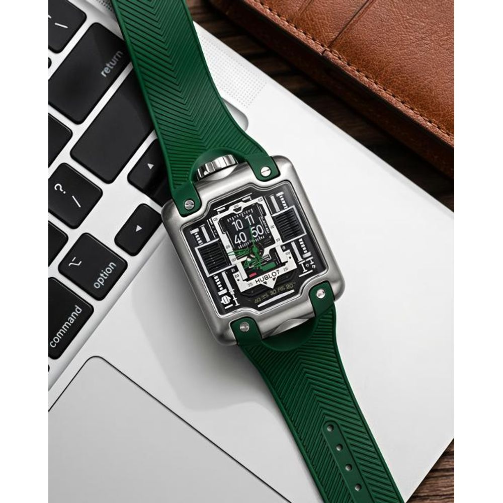 Hublot MP-10 Tourbillon Green Silver  Dial