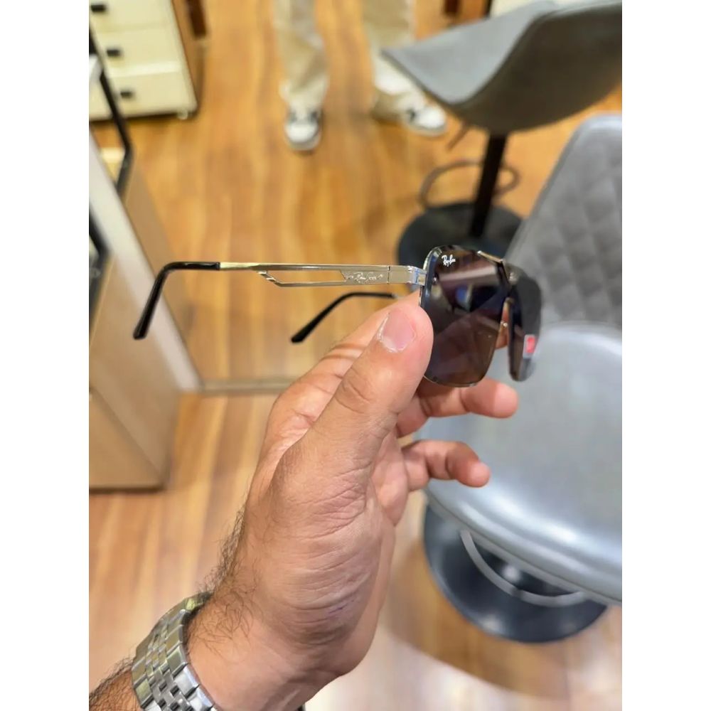 Rayban 24026 silver black