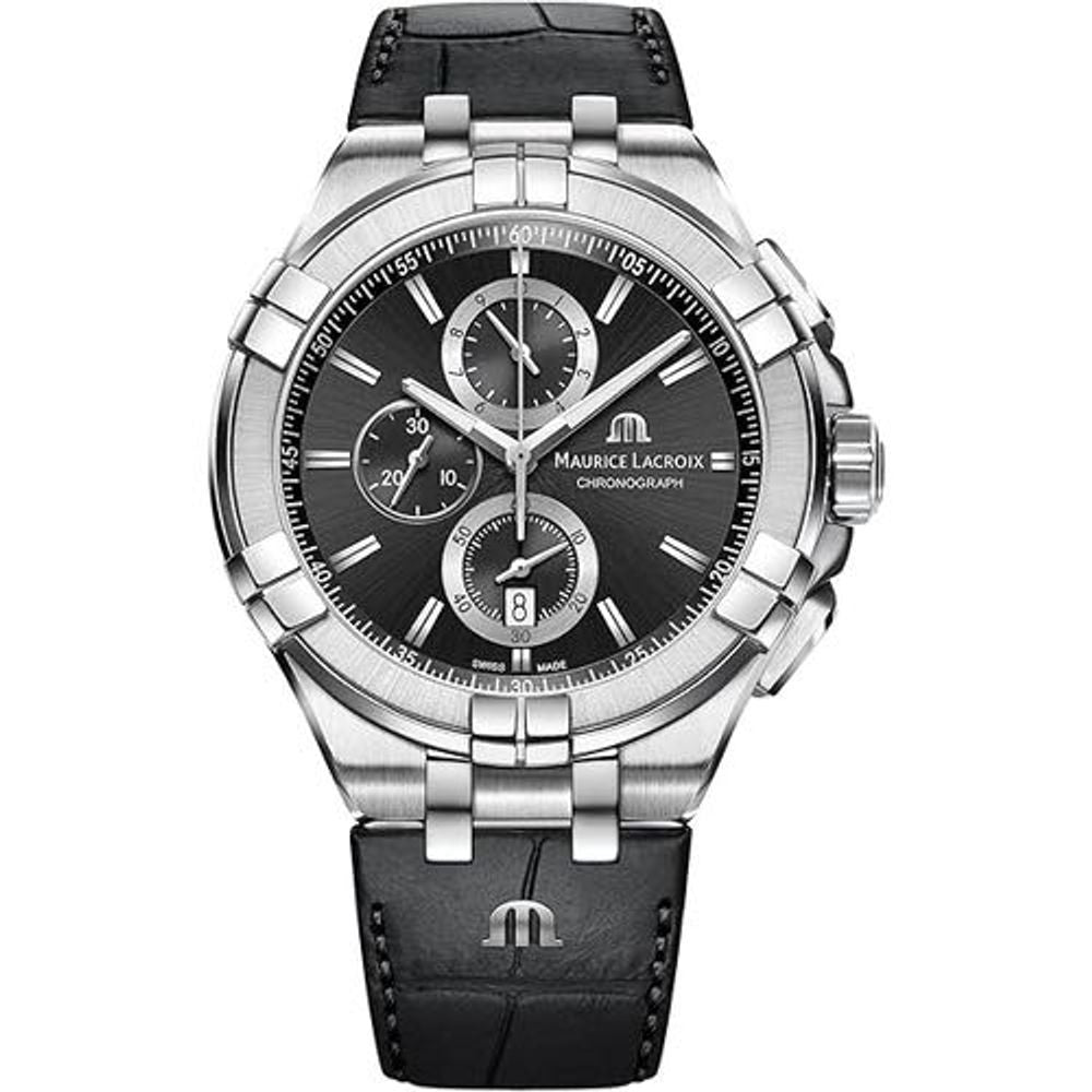 Maurice Lacroix Aikon Chronograph Black AUTHENTIC Store Quality