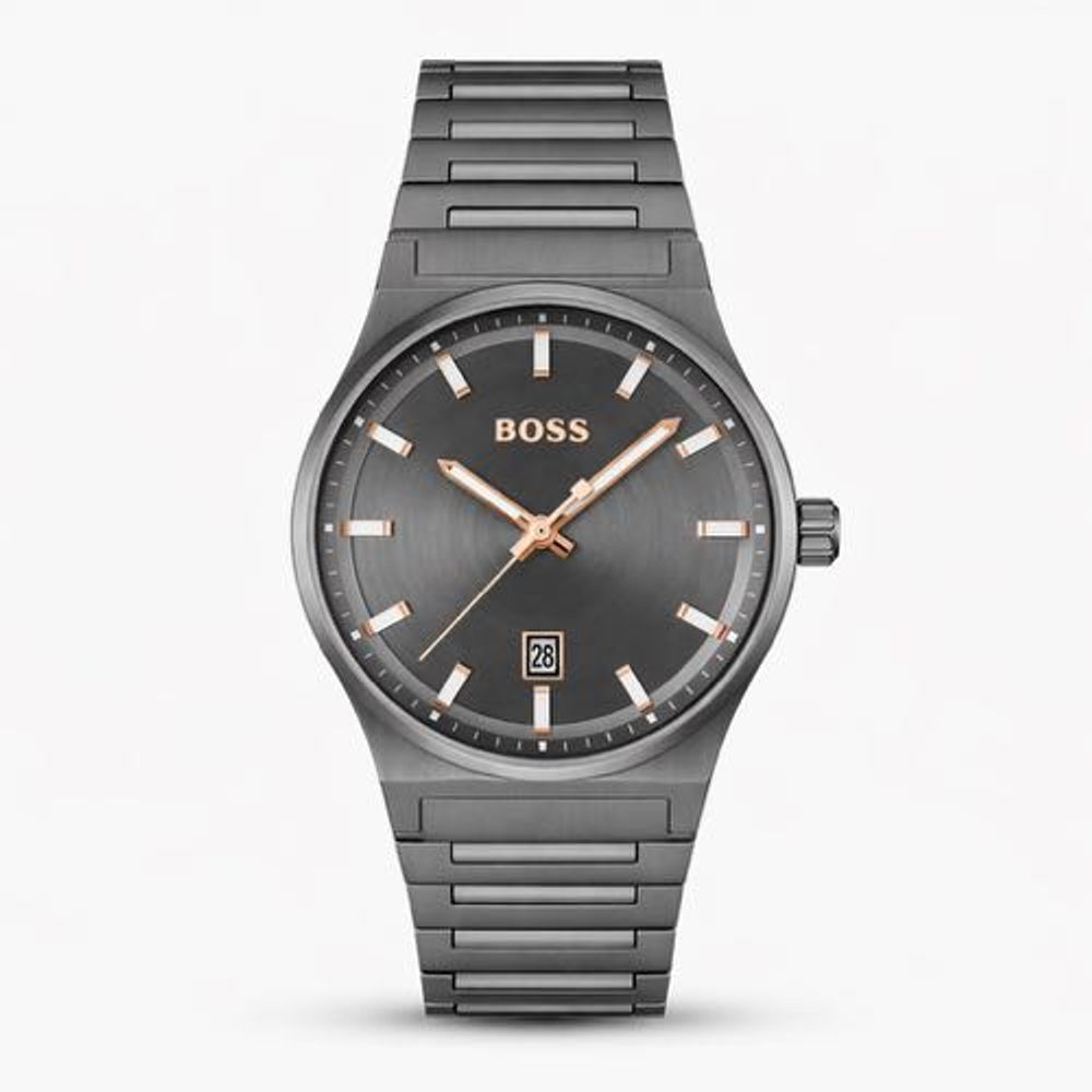 Authentic Showroom Quality Boss Candor Stainless Steel MenSwach
