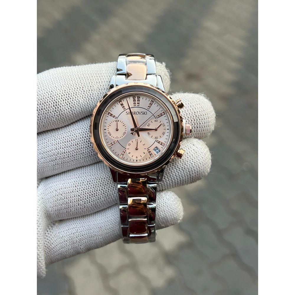 Swarovski Octea Lux Chrono Analog Two Tone Rose Gold