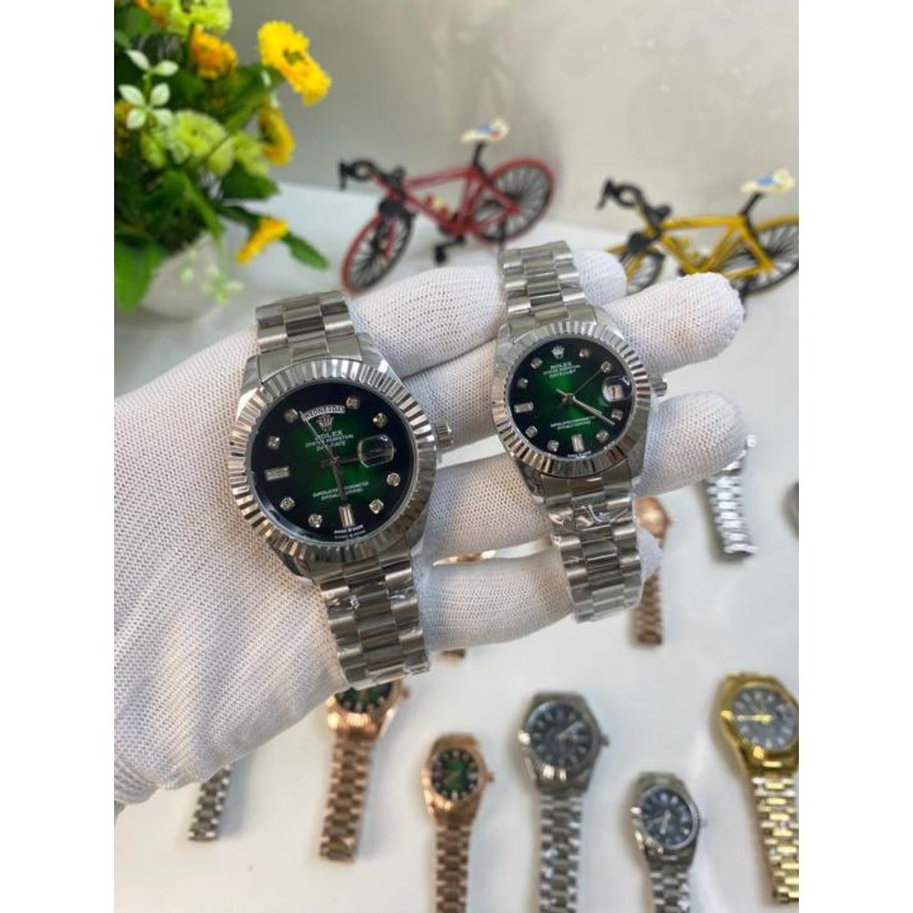 ROLLEX JUST DAY DATE COUPLE WATCH