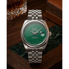 Seiko Galaxy Oyster Perpetual Date Just  Silver Green Dial