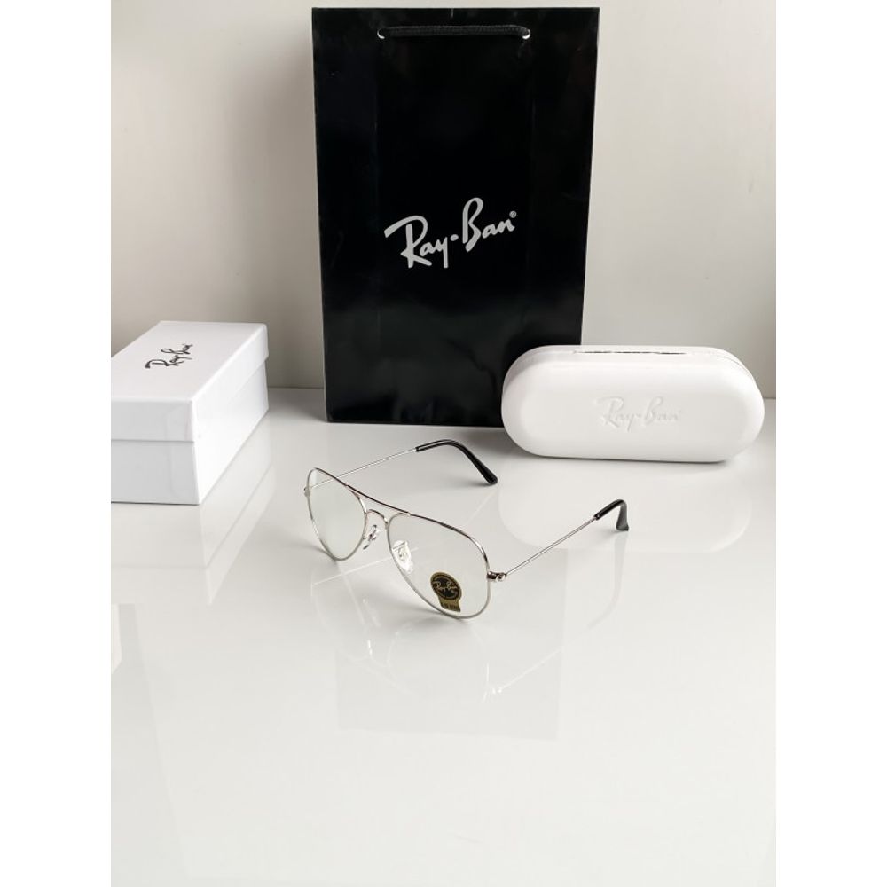 Rey ban silver frame