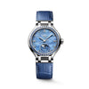 Longinez Primaluna Moonphase Leather Analog Watch For Her