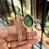 Just Cavalli Rose gold green 1028