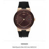 Movado Bold Fusion Black Burgandy Authentic Store Quality