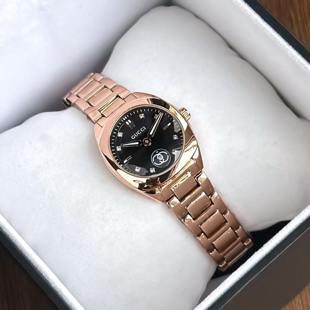 GUCHI_ LADIES ROSE BLACK