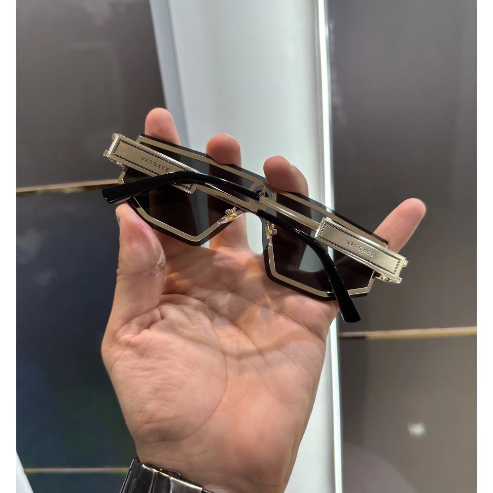 Versac e Gold Black Metal Premium Shades 9995