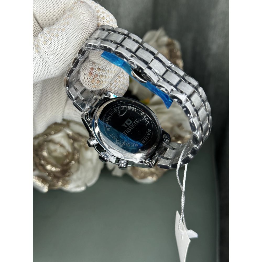 Tisso t Chemin Des Tourelles Blue Premium Chronograph Watch