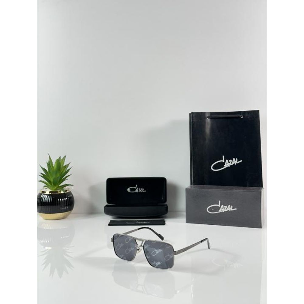 Cazal 9071 Printed Gun Black