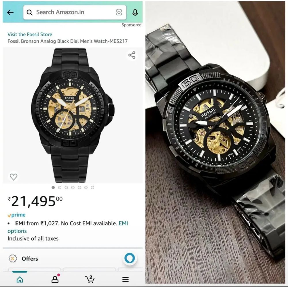 FOSSIL BRONSON METAL