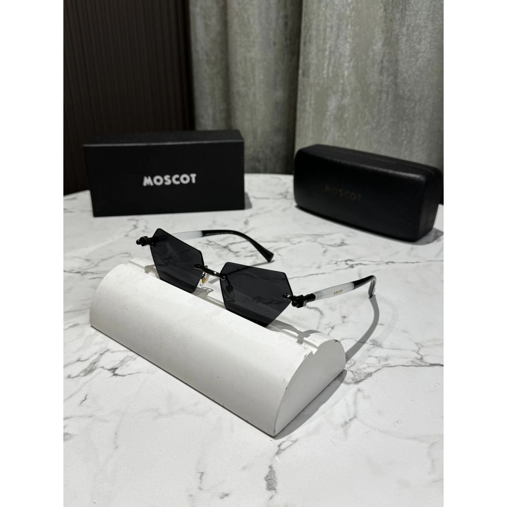 Moscot White Black Premium Shades 6242