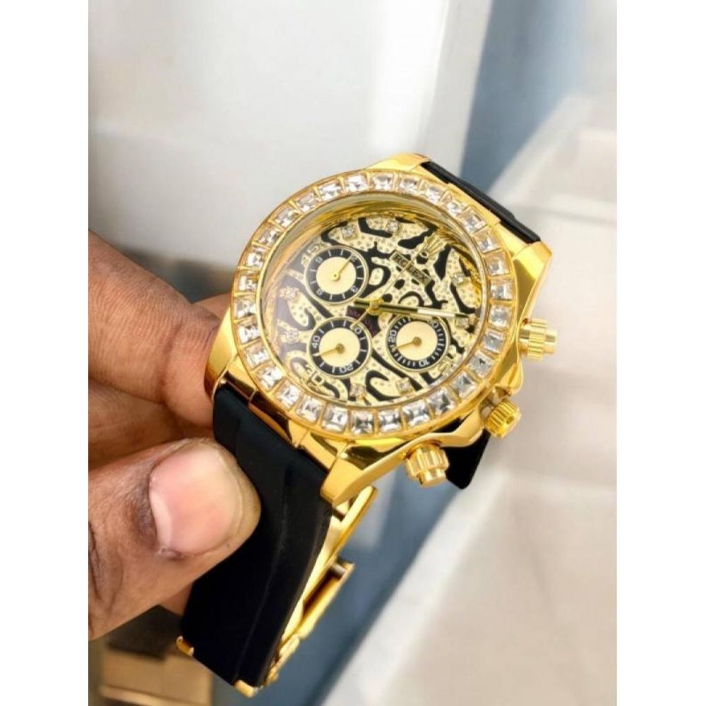 Roleex Daytona Tiger Eye Gold