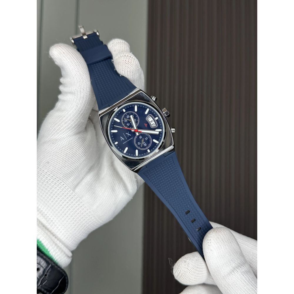 Arman i Exchange Oliver Silver Blue Premium Chronograph Wat