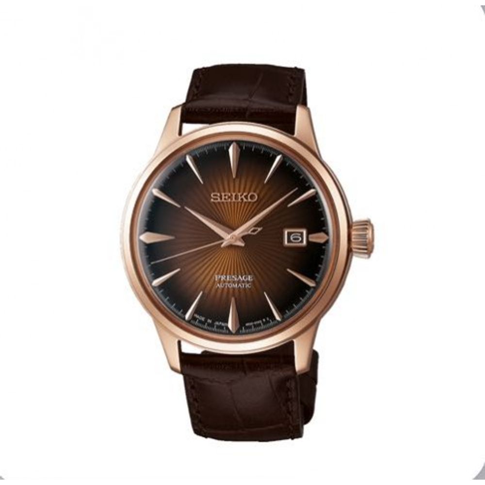 Seiko Presage Brown Rose Gold