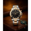 Rollex Daytona Oyster Perpetual Two Tone Gold Black Dial