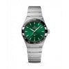 Omegg_a Constellation Co-Axial Chornometer Silver Green Dial