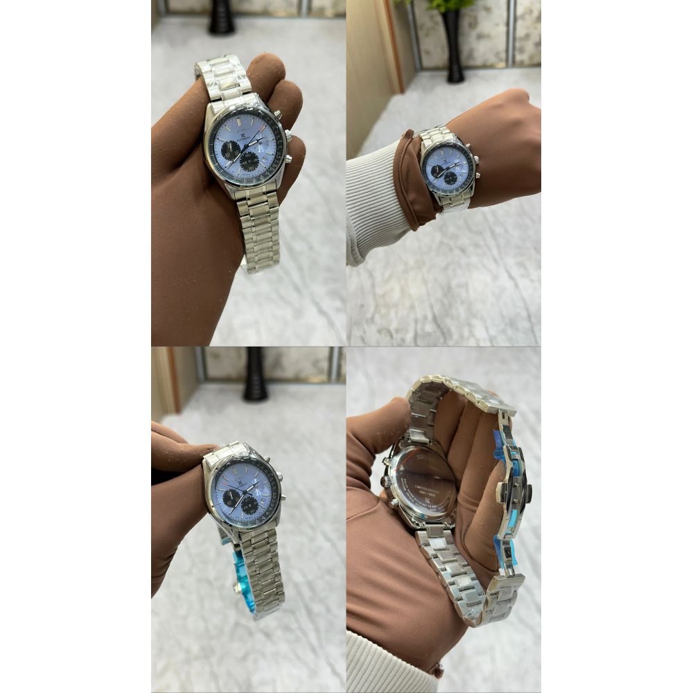 Seiko Prospex Chronograph Silver-Skyblue